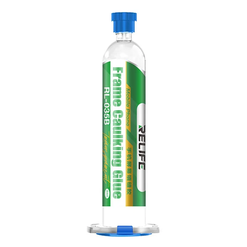 RELIFE RL-035B 30 ml, relleno para pantalla curva para teléfonos con pantalla curva, pegamento transparente elástico, impermeable y no corrosivo