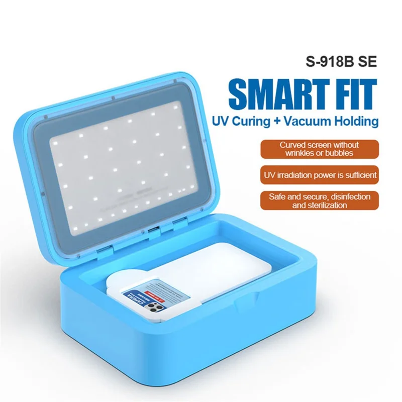 SUNSHINE S-918B SE UV-Aushärtungs-Vakuum-Filmauftragsmaschine Bildschirmfolienapplikator – EU-Stecker