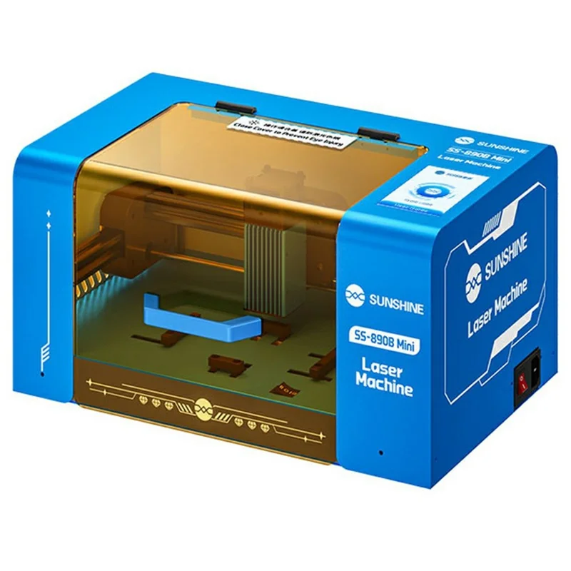 SUNSHINE SS-890B Mini Laseravskiljare för skärm, automatisk positionering, verktyg för att ta bort mobilskärm - EU-uttag