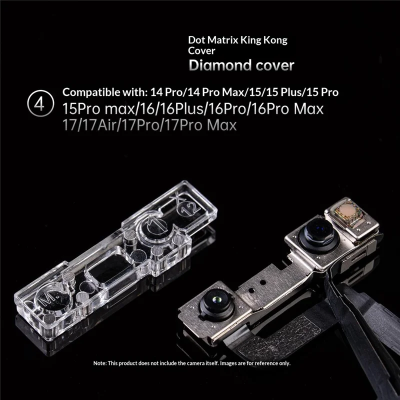 MY 1 Satz für iPhone 17 Serie Frontkamera Schutz Punktmatrix Anti-Staub Kamera Diamantabdeckung