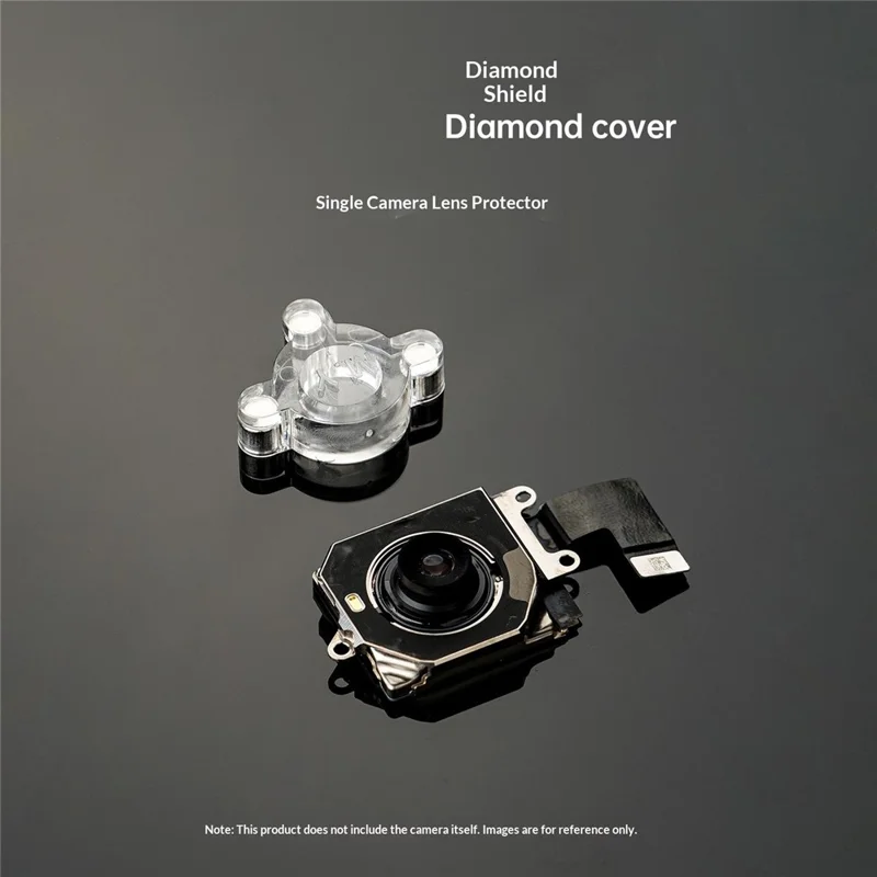 MY 1 Conjunto de Proteção Traseira para Câmera para iPhone 17 Series, Tampa de Diamante com Matriz de Pontos à Prova de Poeira para Câmera