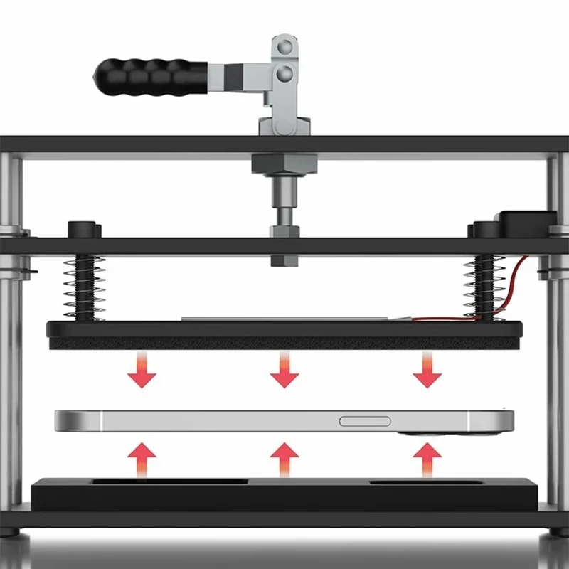 LUOWEI LW-330 Universal Heating Press Station for Phone Screen Repair / Back Cover Frame - US Plug
