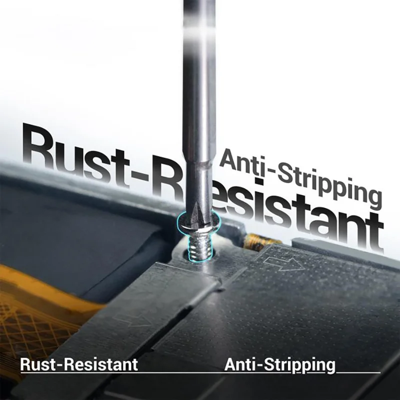 2UUL SC12 1200Pcs Spare Screw 12 Types Phillips Screws for Android Phone Repairs - Gold + Silver