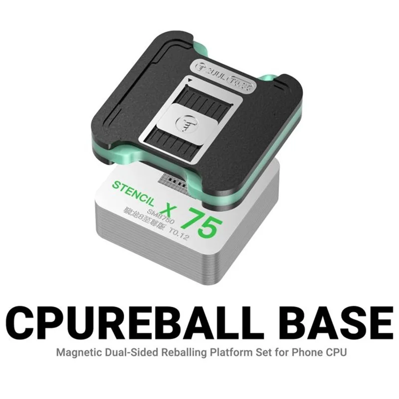 2UUL BH17 CPU Reball Base Magnetic Dual-Sided BGA Reballing Platform Set