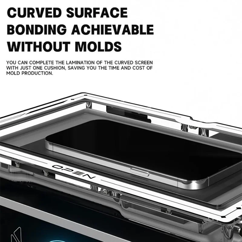 LUOWEI LW-MO1 11,5 pollici SVacuum Macchina per Laminazione per Riparazione Schermi Curvi e Piani - Spina UE