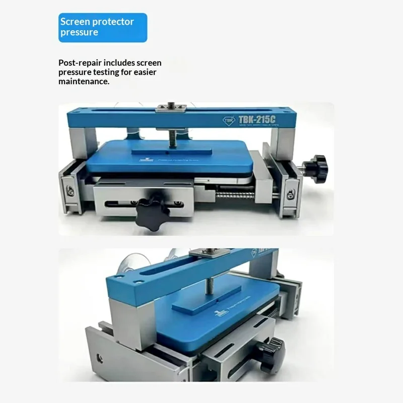 TBK215C Phone Tablet Middle Frame Deformation Correction Fixture - Black