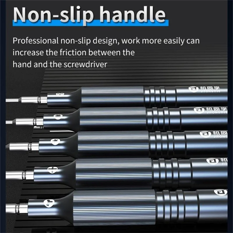 JITONGXUE JT-87 S2 Stalowy Precyzyjny Śrubokręt Bez Poślizgu do Naprawy Elektroniki - Średnia Płyta 2,5