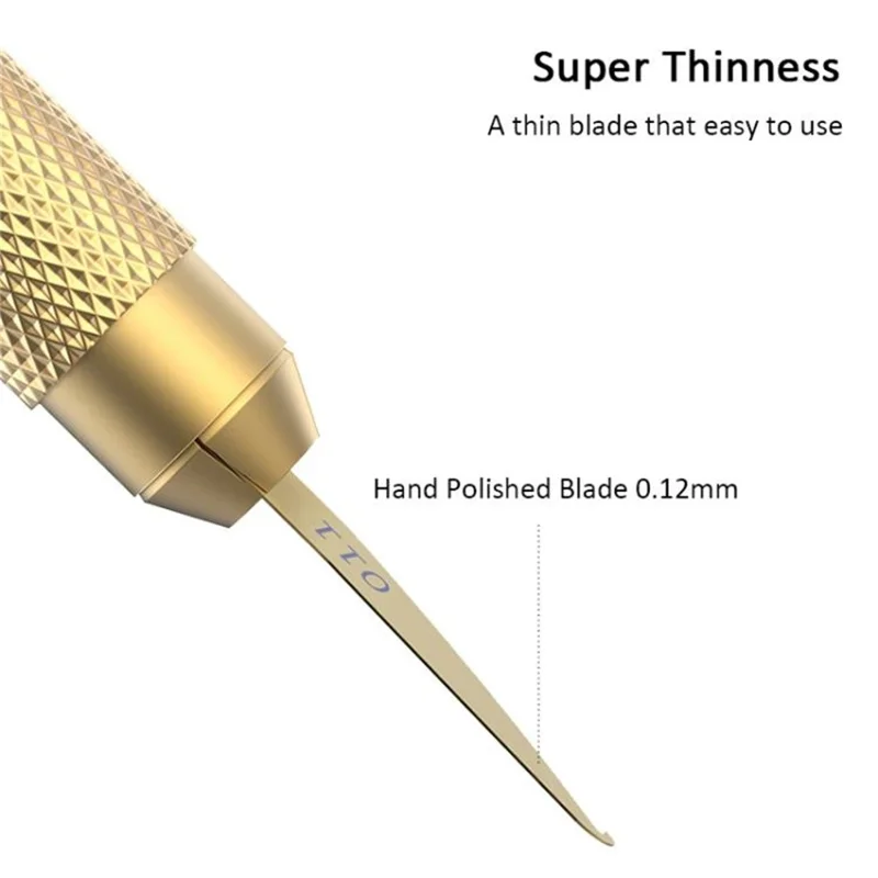 DIANLI 011 Conjunto de Ferramentas Multifunção 16-em-1 com Lâminas Ultrafinas para Remoção de Adesivos para Reparação de Eletrónicos