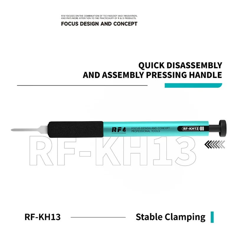 Uchwyt do skrobaka RF4 RF-KH13A z mechanizmem szybkiej wymiany i przyciskiem, konstrukcja z pełnego aluminium