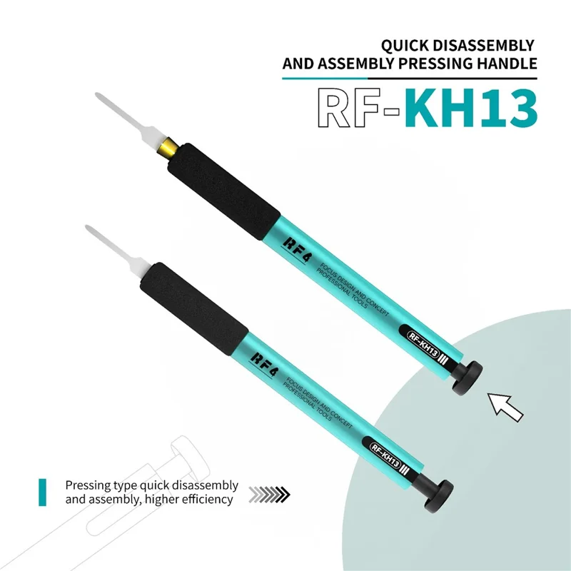 Uchwyt do skrobaka RF4 RF-KH13A z mechanizmem szybkiej wymiany i przyciskiem, konstrukcja z pełnego aluminium