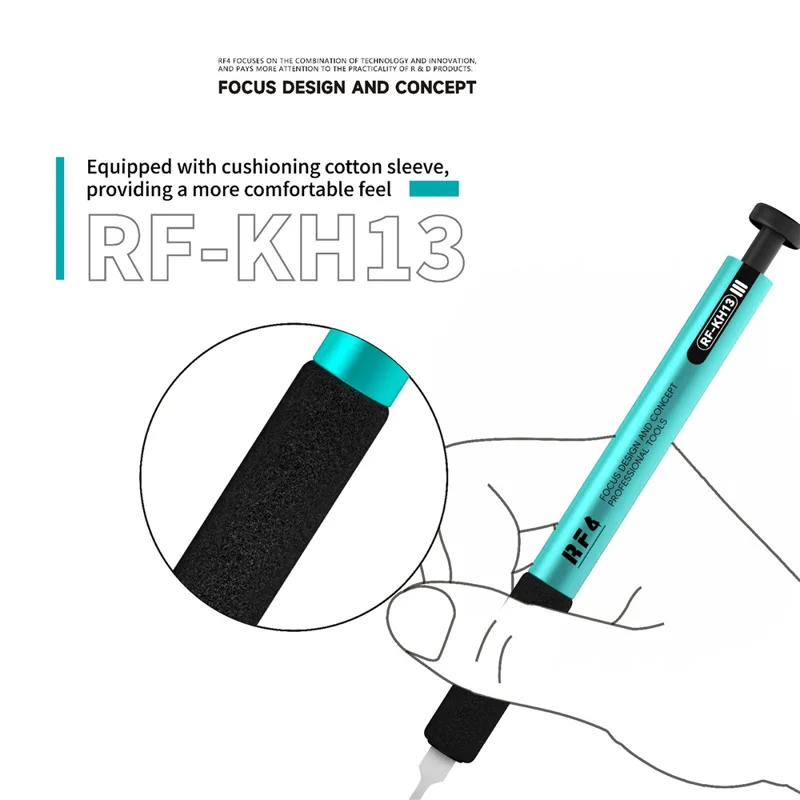 Uchwyt do skrobaka RF4 RF-KH13A z mechanizmem szybkiej wymiany i przyciskiem, konstrukcja z pełnego aluminium