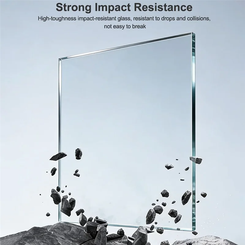 SUNSHINE 5 STK Lødestensil Højtemperaturbestandig Eksplosions- og Sprøjtbeskyttende Glasplade – Transparent