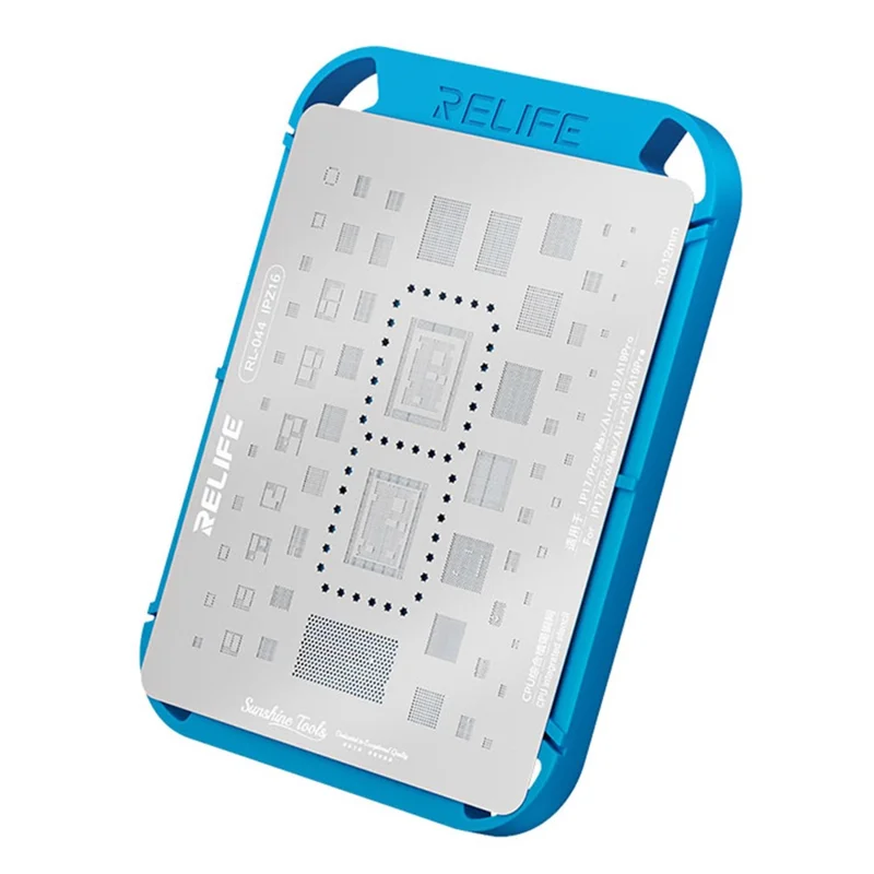 RELIFE RL-004R Curved Magnetic Soldering Pad Soft Heat Resistant For CPU Chips  /  Hard Drive IC Soldering - Blue