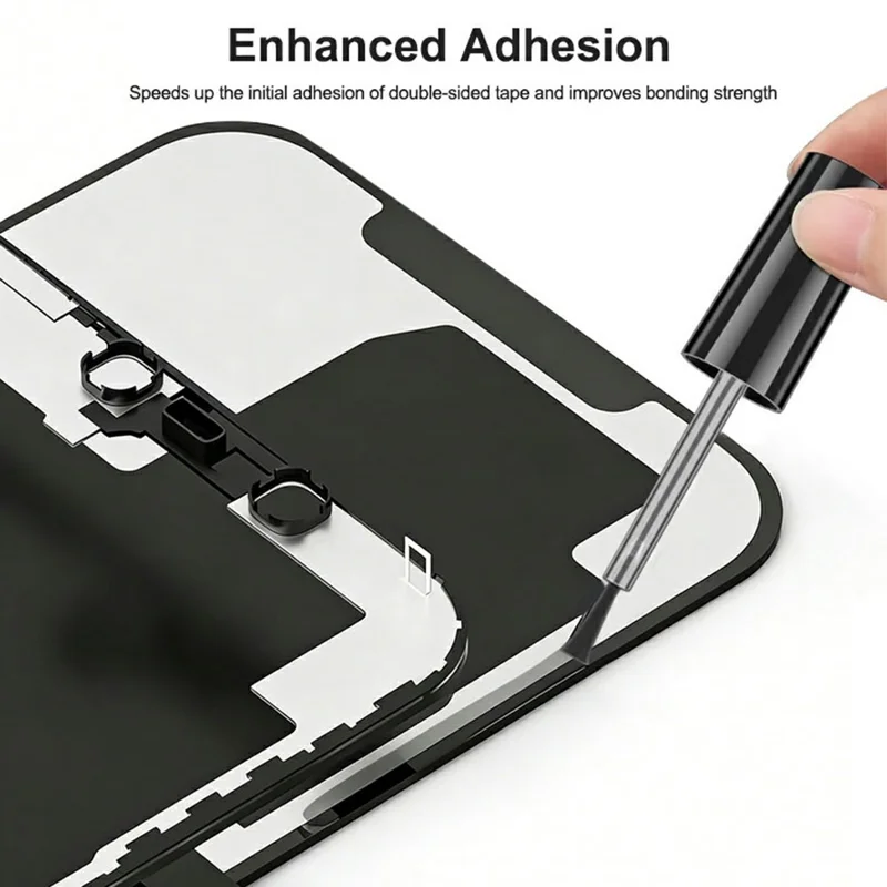 RELIFE G-22 18 ml dubbelklibbandets primer med borste för montering av telefonens mittkapsel - Svart