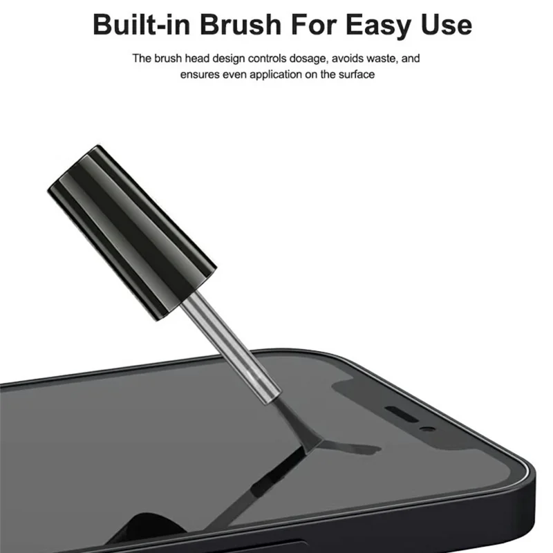 RELIFE G-22 18 ml dubbelklibbandets primer med borste för montering av telefonens mittkapsel - Svart