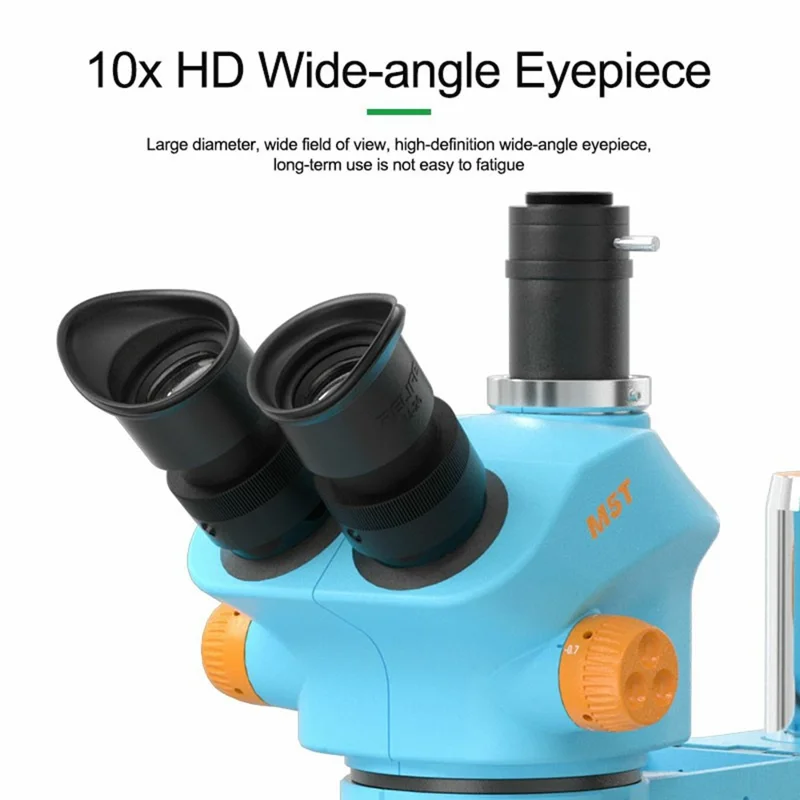 RELIFE RL-M5T-B11 Trinocular HD Microscope 7-50X Zoom Microscope for Phone Repair