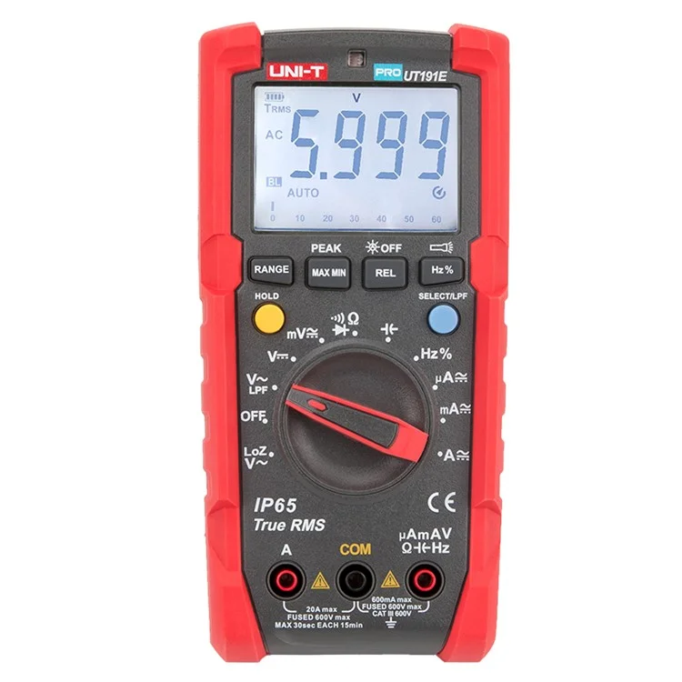 Uni-t UT191E Portable True RMS/Peak Professional Multimeter Digital Multieter