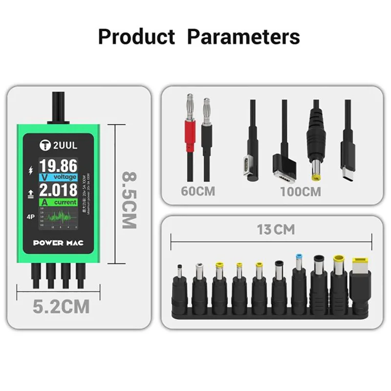 2UUL PW08 Power Digital Power Switch Cable for Laptop Computer Repair