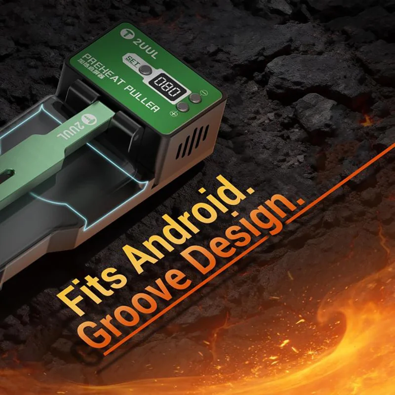 2UUL DA10 Preheat Puller Station for Phone LCD Screen Back Cover Removal - US Plug