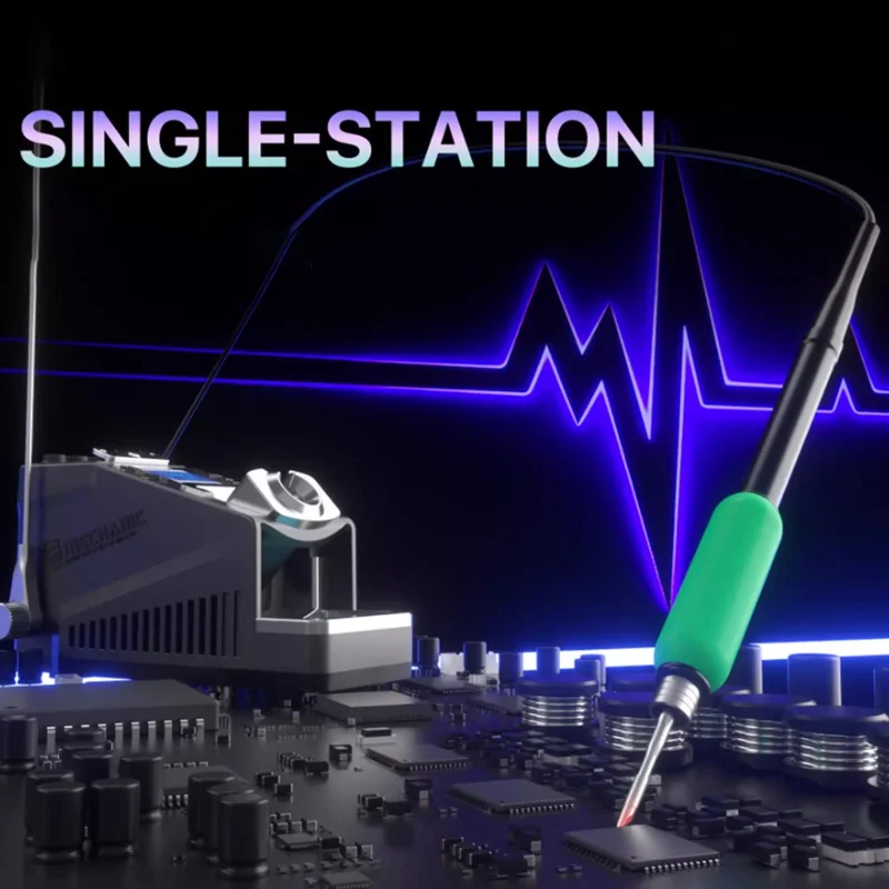 MECHANIC X60Pro Single Station Precision Soldering 2S Rapid Heating LED Display Soldering Station - EU Plug