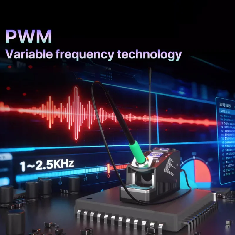 MECHANIC X60Pro Single Station Precision Soldering 2S Rapid Heating LED Display Soldering Station - EU Plug