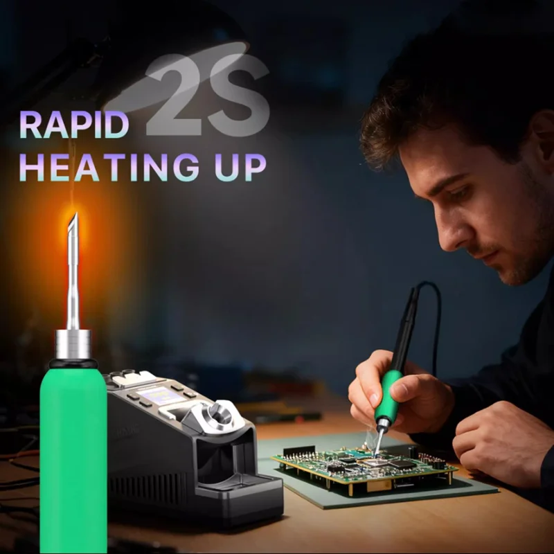 MECHANIC X60Pro Single Station Precision Soldering 2S Rapid Heating LED Display Soldering Station - EU Plug