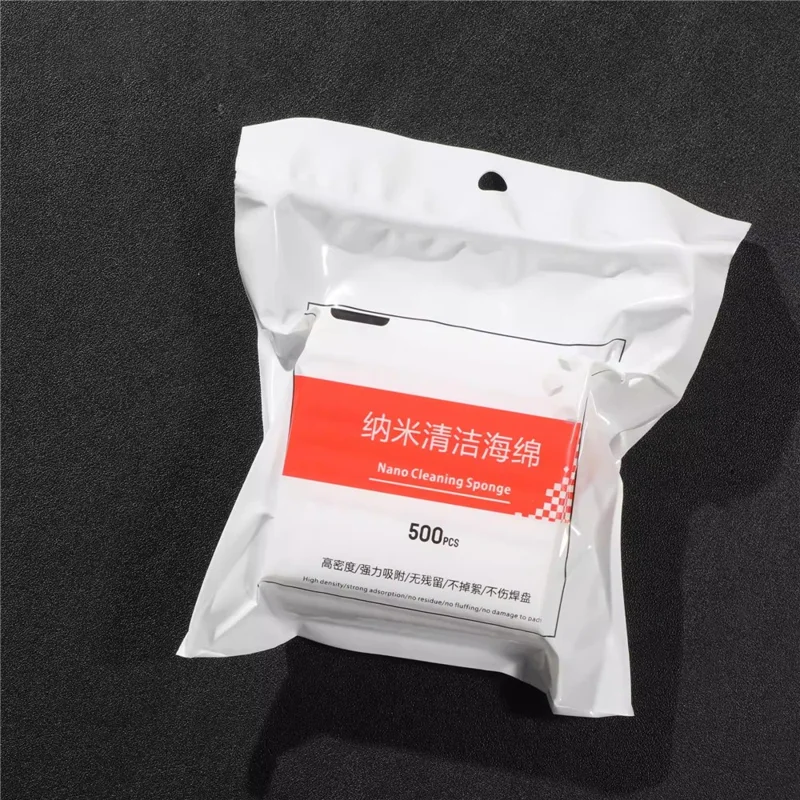 MY 500Pcs / Bag Nano Cleaning Sponge No Residue Cleaning Tool for Phone Repair