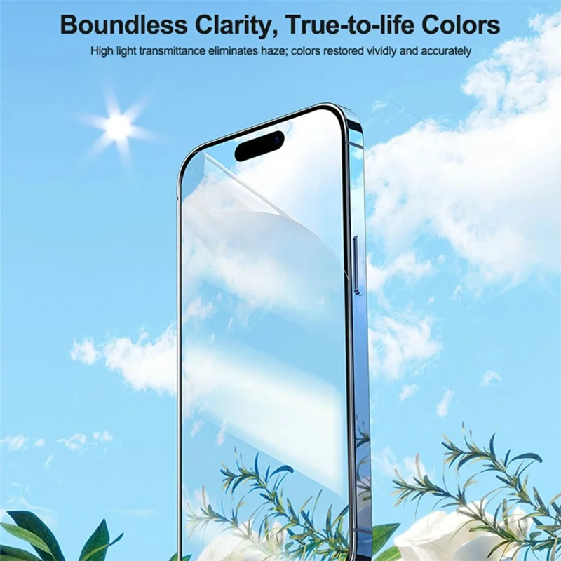 RELIFE GF-9H 25Pcs 9H Hardness Screen Protector Full Cover PET Hydrogel Film (Work with SUNSHINE C4 Pro / C4 Pro Max) - Transparent