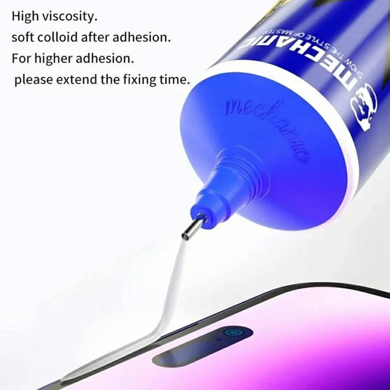 MECHANIC Super X Nano Repairlimning 60 ml til telefonramme, skærmholder og bagsideglas - Transparent