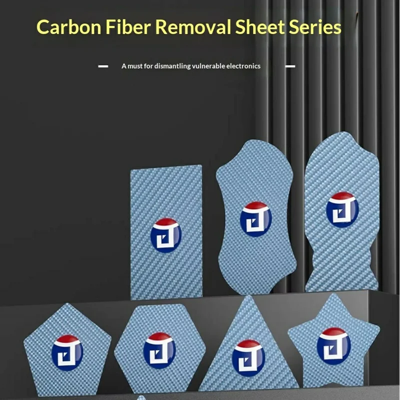 JITONGXUE 10 Pcs / Set Carbon Fiber Removal Tool Kit Ultra Thin Non Magnetic Prying Tools For Electronics Repair