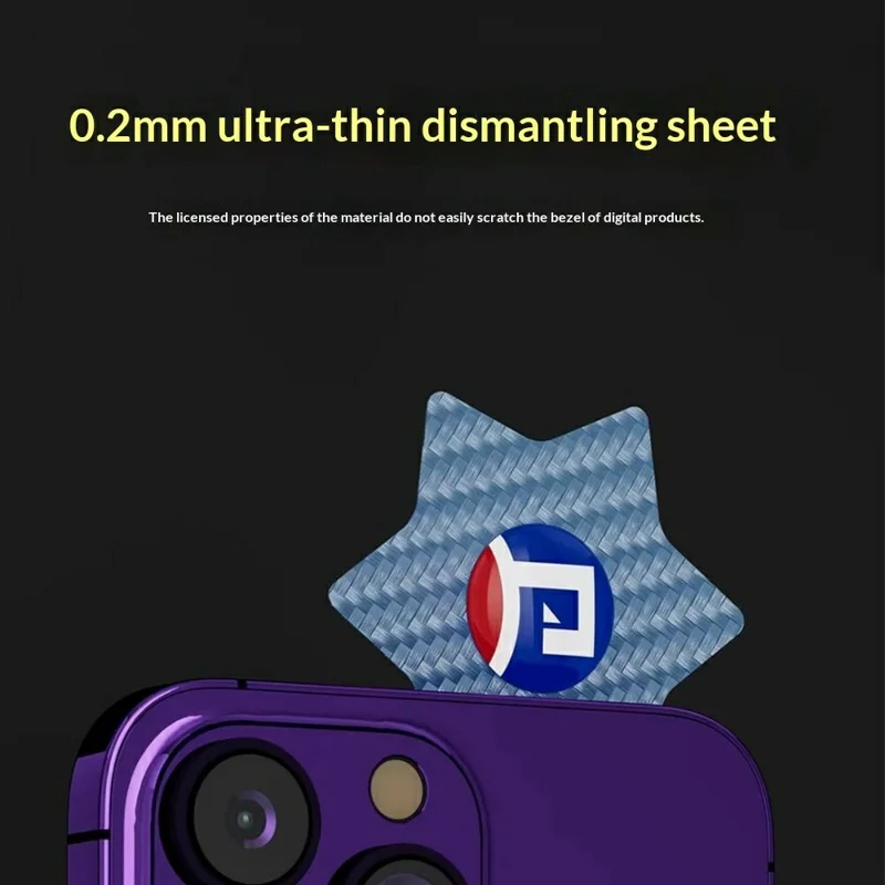 JITONGXUE 10 Pcs / Set Carbon Fiber Removal Tool Kit Ultra Thin Non Magnetic Prying Tools For Electronics Repair