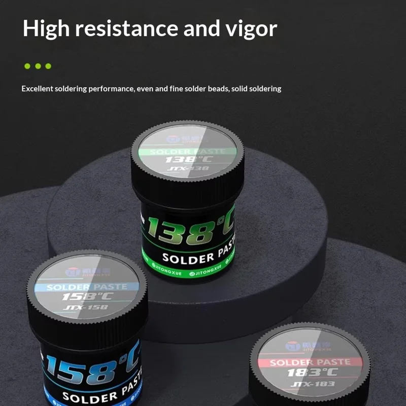 JITONGXUE Anti Oxidation Solder Paste 50G For Phone Repair BGA SMT Electronic Components Soldering - 183°