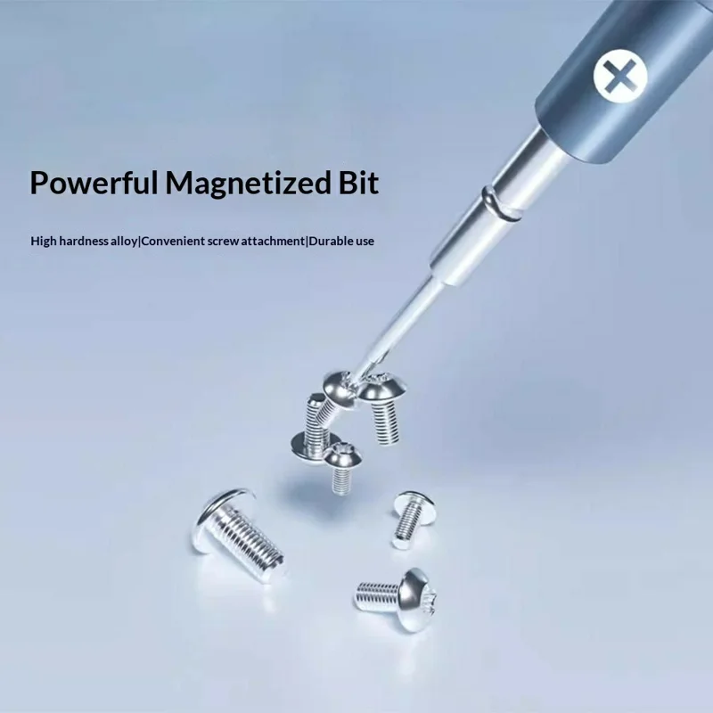 YCS 2D Y101 Precision Screwdriver Set Magnetic Bits Electronics Repair Tool For Phone Laptop Tablet - Cross 1.2