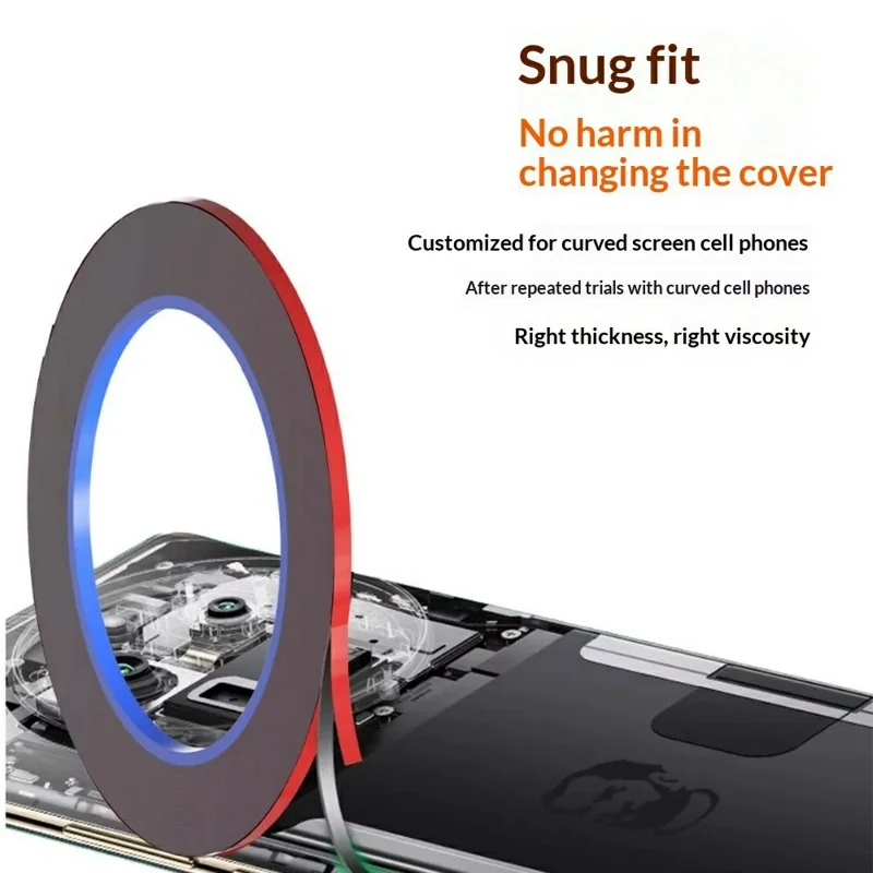 MECHANIC 2Pcs 0.3mm x 3mm x 7m Phone Repair Curved Screen Bezel Tape Double Sided Adhesive For Mobile Screen Assembly