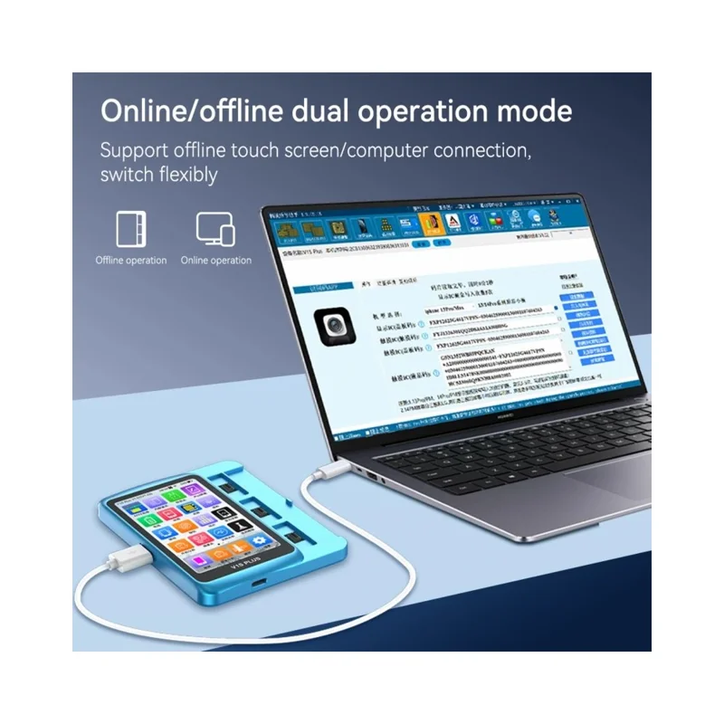 JC V1S Plus Smart Programmer til iPhone 6-16-serien Komponentreparationsværktøj, Chip-læse- og skrive-diagnostikværktøj