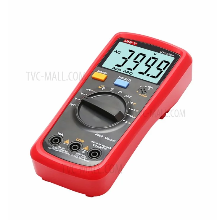 UNI-T UT136C+ Auto-bereich Digitaler Multimeter-ac/dc-widerstandsfrequenz-messertester