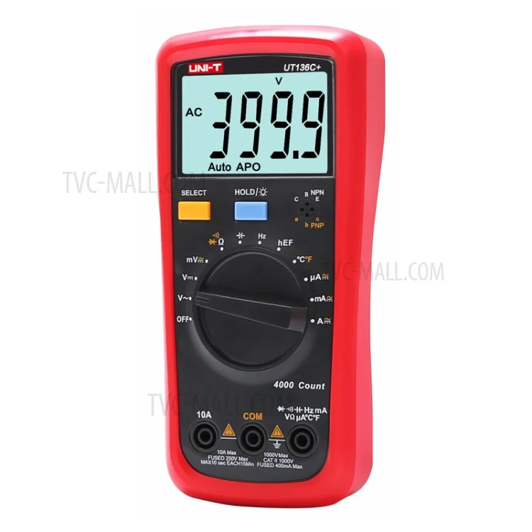 UNI-T UT136C+ Auto-bereich Digitaler Multimeter-ac/dc-widerstandsfrequenz-messertester