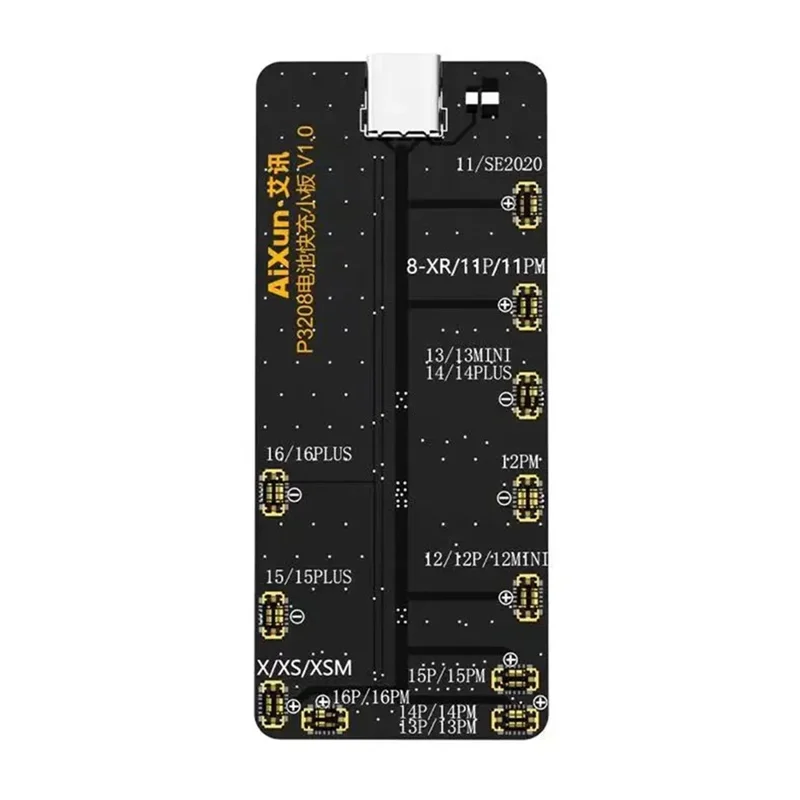 AIXUN P3208 Battery Fast Charging Detection Board for iPhone 8 - 16 Series Repair Testing Tool
