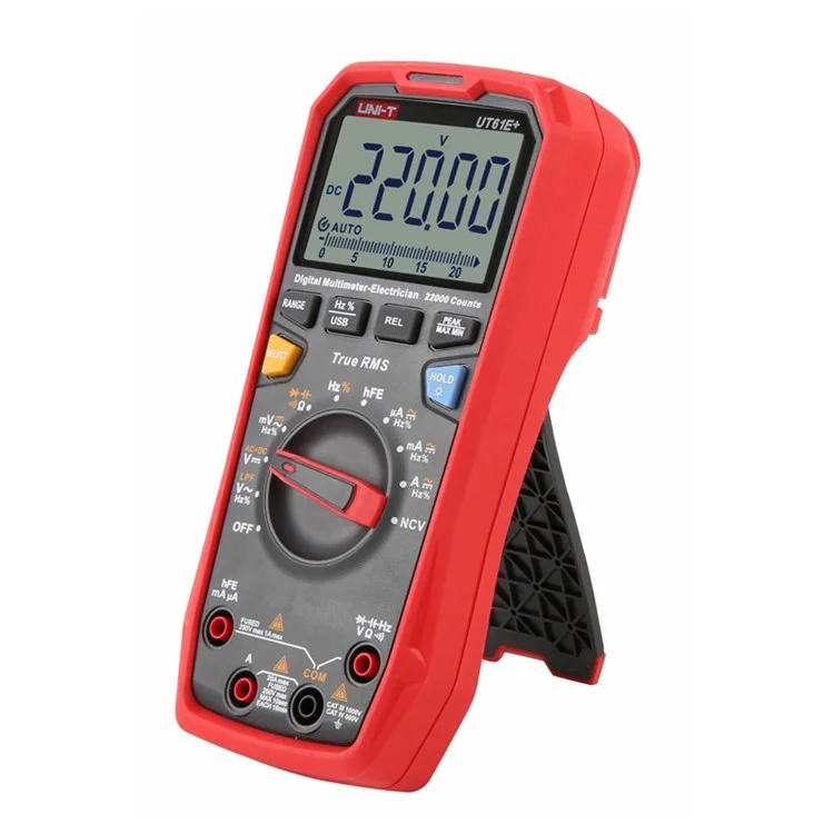 Uni-t UT61E+ 1000V True RMS Digital Multimeter Digital Auto Ranging Multimeters Hold