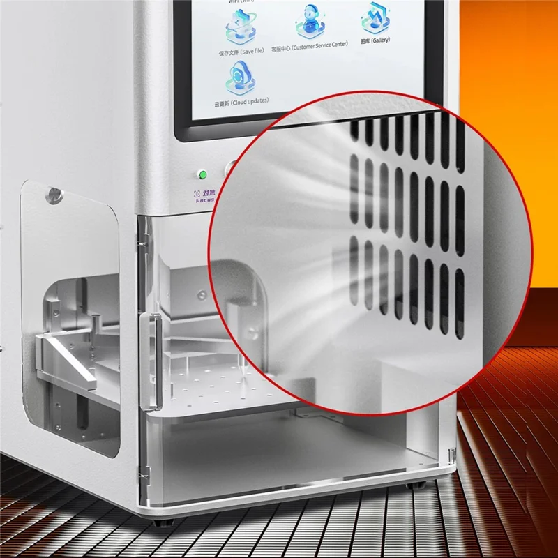 QIANLI SU8 Pro Cold Light Source UV Laser Machine Desktop Engraving Marking Equipment - EU Plug