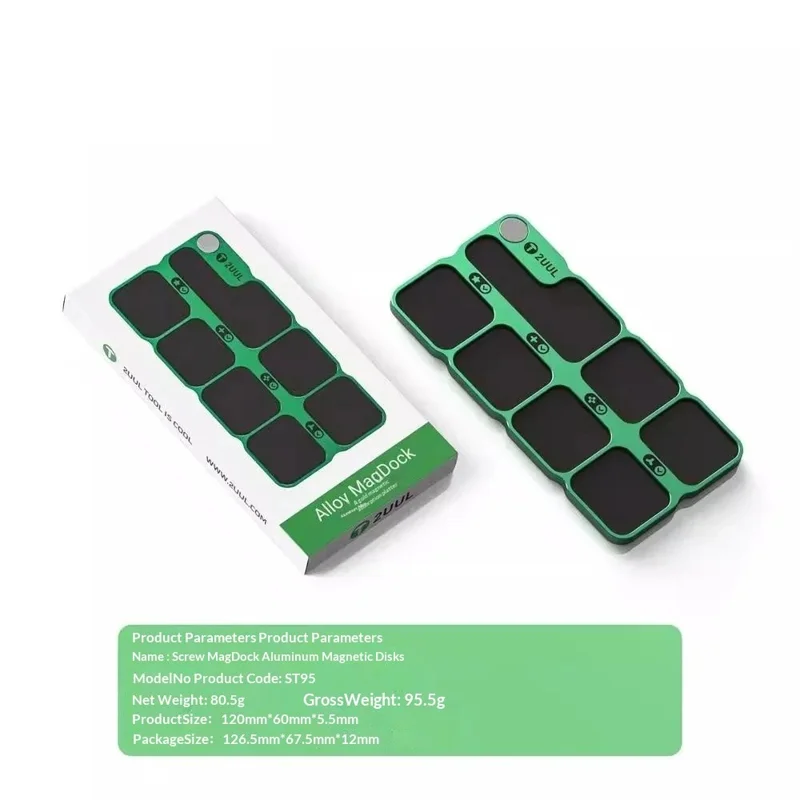 2UUL ST95 Aluminum Alloy Screw MagDock Storage Pad Tray