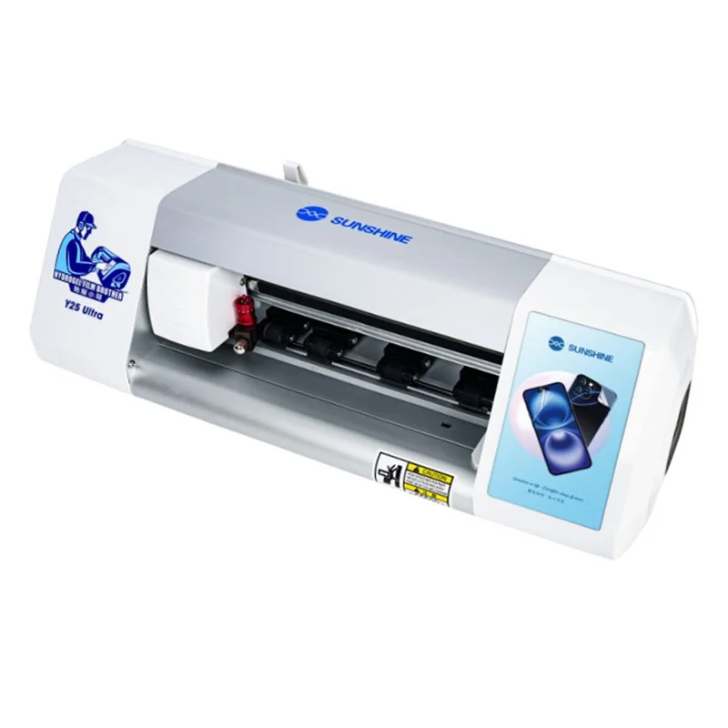 SUNSHINE Y25 Ultra Smart Film Cutting Machine WiFi  /  Bluetooth-compatible 12.9 Inch Automatic Screen Protector Cutter - EU Plug