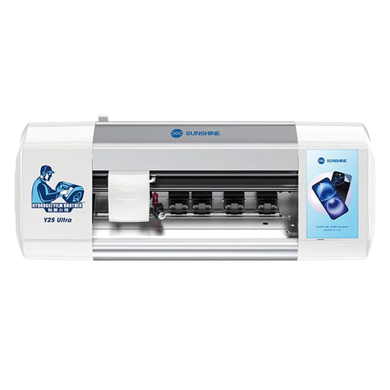 SUNSHINE Y25 Ultra Smart Film Cutting Machine WiFi  /  Bluetooth-compatible 12.9 Inch Automatic Screen Protector Cutter - EU Plug