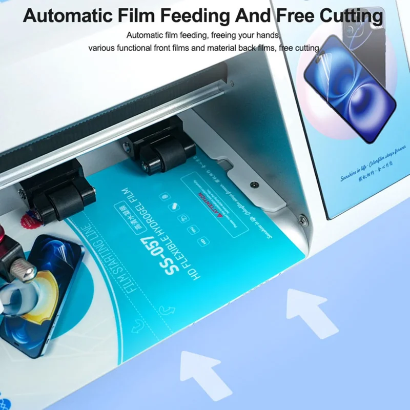 SUNSHINE Y25 Ultra Smart Film Cutting Machine WiFi  /  Bluetooth-compatible 12.9 Inch Automatic Screen Protector Cutter - EU Plug