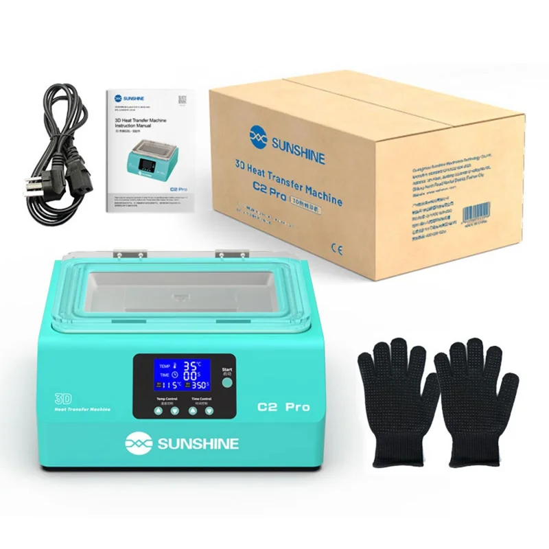 SUNSHINE C2 Pro 3D Thermal Transfer Machine Intelligent and Precise Control Visual Transfer Experience - EU Plug