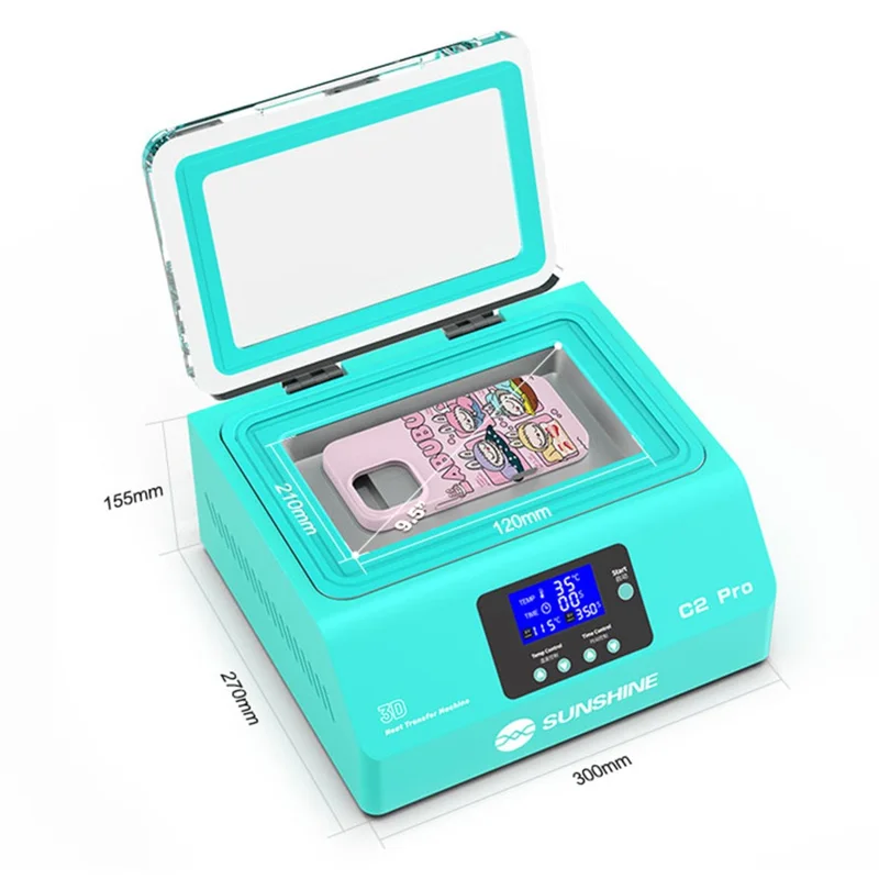 SUNSHINE C2 Pro 3D Thermal Transfer Machine Intelligent and Precise Control Visual Transfer Experience - EU Plug