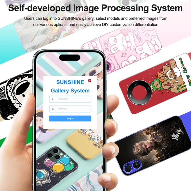 SUNSHINE C2 Pro 3D Thermal Transfer Machine Intelligent and Precise Control Visual Transfer Experience - EU Plug