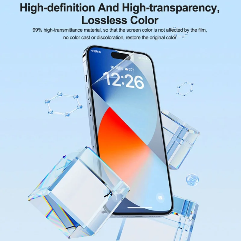 RELIFE GF-8M 50Pcs Full Coverage TPU HD Hydrogel Film Anti-fingerprint Screen Protector (Work with SUNSHINE C3 Mix Ultra)