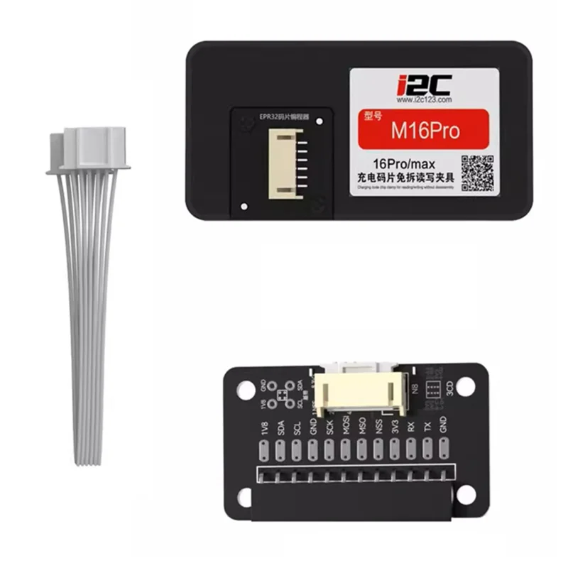 I2C M16Pro Charging Chip Fixture for iPhone 16 Pro / 16 Pro Max Fix Charging Faults Automatic Positioning Data Writing Tool