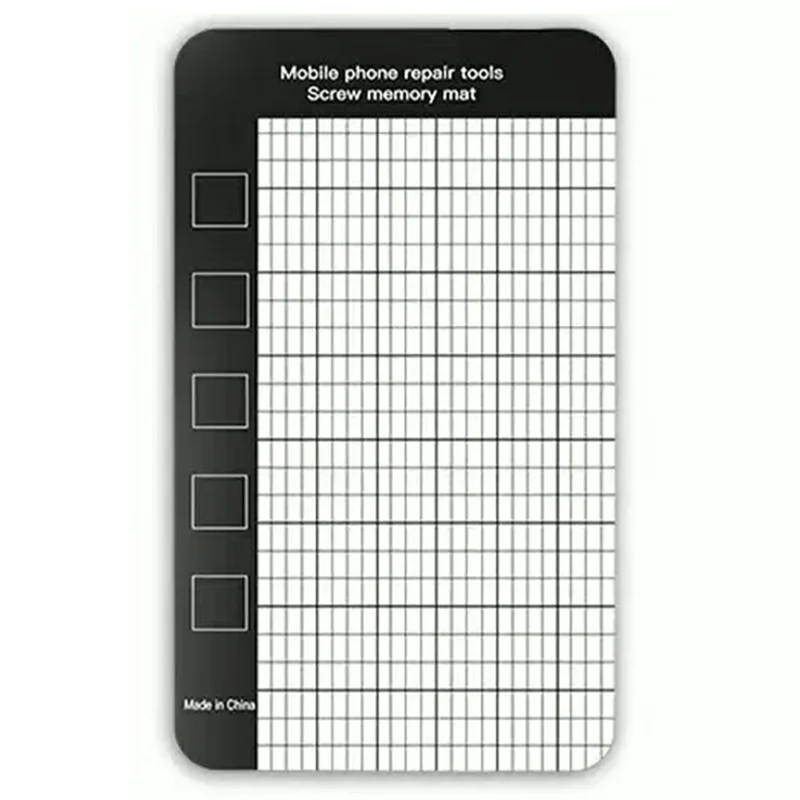 Tapis organisateur magnétique JIAFA 145 x 45 mm, tampon mémoire pour vis, outils de réparation de téléphone portable